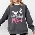 Boston Terrier Mom Boston Terrier Mom Comfort Colors Sweatshirt Pepper