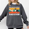 Cute Boston Terrier Best Boston Terrier Dad Ever Comfort Colors Sweatshirt Pepper
