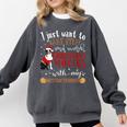 Watch Christmas Movies With My Boston Terrier Bostie Comfort Colors Sweatshirt Pepper