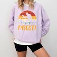 Bigfoot Sasquatch Prost Retro Bavarian Oktoberfest Men Women Comfort Colors Sweatshirt Orchid