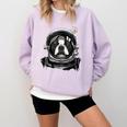 Boston Terrier Astronaut Shirt Spaceman Dog Space Lover Comfort Colors Sweatshirt Orchid