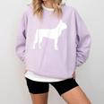 Boston Terrier Comfort Colors Sweatshirt Orchid