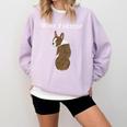 Boston Terrier Who Farted Comfort Colors Sweatshirt Orchid