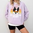 Boston Terrier Grandpa Dog Owner Boston Terrier Comfort Colors Sweatshirt Orchid