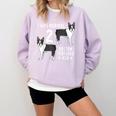 Boston Terrier Humor Bostie Dog Lover For Men Women Kids Comfort Colors Sweatshirt Orchid