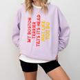 Boston Terrier Mom Dad Dog Lover Owner Women Men Comfort Colors Sweatshirt Orchid