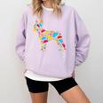 Boston Terrier Tacos Mexican Cinco De Mayo Taco Comfort Colors Sweatshirt Orchid