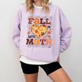 Fall Teacher Fall In Love With Math Math Thanksgiving For Men Women Comfort Colors Sweatshirt Orchid
