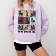 Funny Boston Terrier Quote In My Boston Terrier Era Cool Dog Men Women Comfort Colors Sweatshirt Orchid