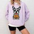 Halloween Dog Boston Terrier Mummy Costume Men Women Kids Comfort Colors Sweatshirt Orchid