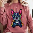 Boston Terrier Lovers Gaming Headphones Boston Terrier Comfort Colors Sweatshirt Crimson