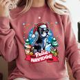 Boston Terrier Santa Claus Coffee Mug Merry Christmas Dogs Comfort Colors Sweatshirt Crimson