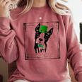 Cool Saint Patrick's Boston Terrier T Shirt For Dogs Lovers Comfort Colors Sweatshirt Crimson