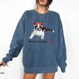Boston Terrier Mom Bandana Boston Terrier Dog Comfort Colors Sweatshirt Denim