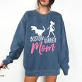 Boston Terrier Mom Boston Terrier Mom Comfort Colors Sweatshirt Denim