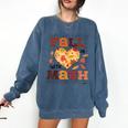Fall Teacher Fall In Love With Math Math Thanksgiving For Men Women Comfort Colors Sweatshirt Denim