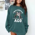 Boston Terrier Dog Comfort Colors Sweatshirt Blue Spruce
