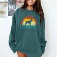 Being a Boston Terrier Grandpa Is Ruff Boston Terrier Comfort Colors Sweatshirt Blue Spruce