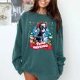 Boston Terrier Santa Claus Coffee Mug Merry Christmas Dogs Comfort Colors Sweatshirt Blue Spruce