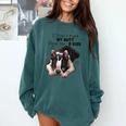 Boston Terrier Shirt I Didn't Fart My Butt Blew You A Kiss Comfort Colors Sweatshirt Blue Spruce