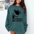 Boston Terrier Shirt Ok Seriously Who Farted Comfort Colors Sweatshirt Blue Spruce