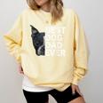 Best Dog Dad Ever Boston Terrier Dog Lover For Dad Men Women Girls Kids Comfort Colors Sweatshirt Butter