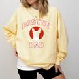 Boston Terrier Dad Dog Father For Men Women Kids Comfort Colors Sweatshirt Butter
