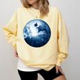 Boston Terrier Dog Moon Dog Mom Dad Women Men Dog Lovers Comfort Colors Sweatshirt Butter