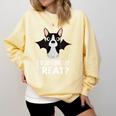 Boston Terrier Halloween Shirt Did Someone Say Treat Comfort Colors Sweatshirt Butter