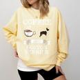 Boston Terrier Shirt Coffee And Boston Terrier Cute Dog For Men Women Girls Kids Comfort Colors Sweatshirt Butter