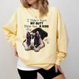 Boston Terrier Shirt I Didn't Fart My Butt Blew You A Kiss Comfort Colors Sweatshirt Butter