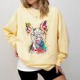 Boston Terrier Splash Comfort Colors Sweatshirt Butter