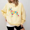Boston Terrier Tacos Mexican Cinco De Mayo Taco Comfort Colors Sweatshirt Butter