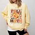 Fall Teacher Fall In Love With Math Math Thanksgiving For Men Women Comfort Colors Sweatshirt Butter