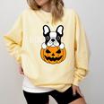 The Halloween Boston Terrier Comfort Colors Sweatshirt Butter