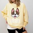Just a Girl Who Loves Boston Terriers Comfort Colors Sweatshirt Butter