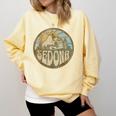 Sedona Arizona Nature Mountains Hiking Outdoors Comfort Colors Sweatshirt Butter
