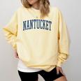 Varsity Grey Nantucket Comfort Colors Sweatshirt Butter