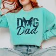 Boston Terrier Dog Dad Comfort Colors Sweatshirt Chalky Mint