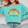 Being a Boston Terrier Grandpa Is Ruff Boston Terrier Comfort Colors Sweatshirt Chalky Mint
