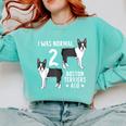 Boston Terrier Humor Bostie Dog Lover For Men Women Kids Comfort Colors Sweatshirt Chalky Mint