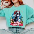 Boston Terrier Santa Claus Coffee Mug Merry Christmas Dogs Comfort Colors Sweatshirt Chalky Mint