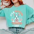 It’s A Boston Terrier Day Pet Cute Dog Lover Cartoon Comfort Colors Sweatshirt Chalky Mint