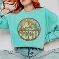 Sedona Arizona Nature Mountains Hiking Outdoors Comfort Colors Sweatshirt Chalky Mint
