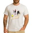 Ballaholic Boston Terrier Dog Chasing Bostie Ball Men's Casual T-Shirt White