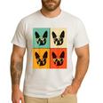 Bostie Dog Lover Boston Terrier With Sunglasses For Men Women Girls Kids Men's Casual T-Shirt White