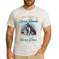 Boston Terrier American Gentleman Bibliophile Book Lover Men's Casual T-Shirt White