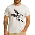 Boston Terrier Bostie Dog Kids Boys Girls Men's Casual T-Shirt White