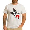 Boston Terrier Bostie Dog Kids Women Girls Men's Casual T-Shirt White