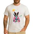 Boston Terrier Boston Bull Terrier Men's Casual T-Shirt White